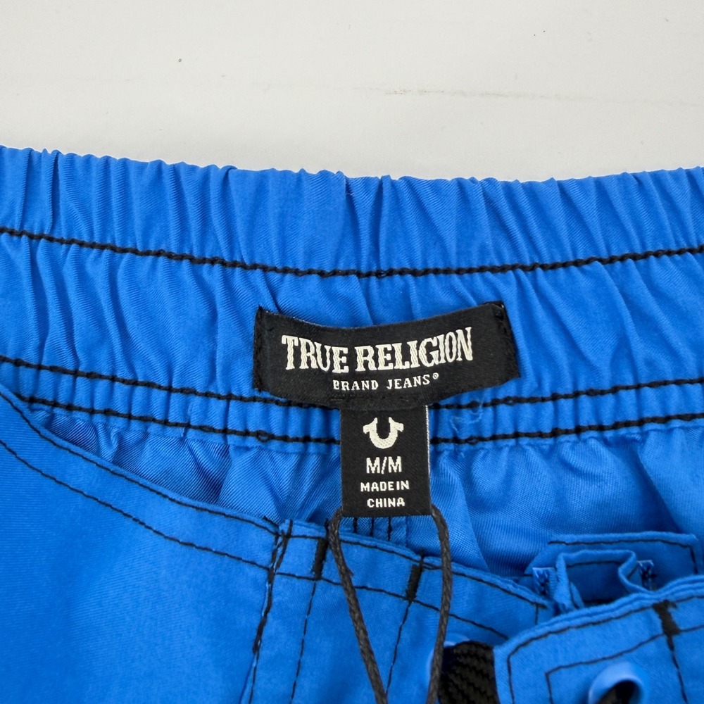True‎ Religion Flap Pocket Cargo Board Shorts Mens Medium Swim Trunks Beach NWT - Picture 7 of 15